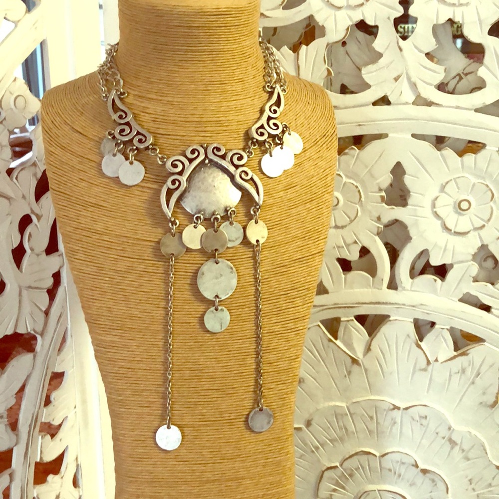 Boho Chic Tribal Statement necklace